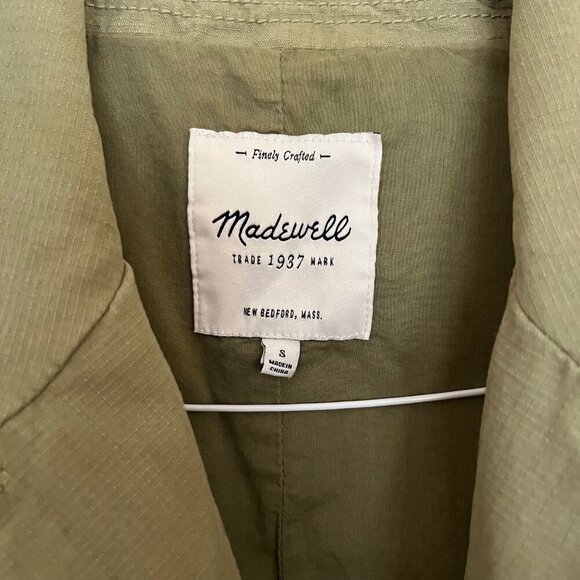 Madewell Safari Field Vest in Khaki Green | Size Small - Picture 4 of 10